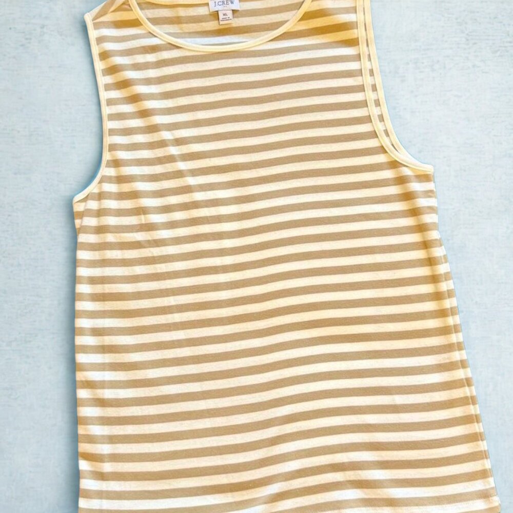 J.Crew Striped Cotton Knit Top - NWOT